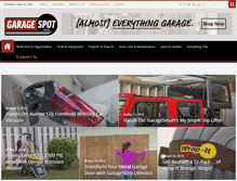 Tablet Screenshot of garagespot.com